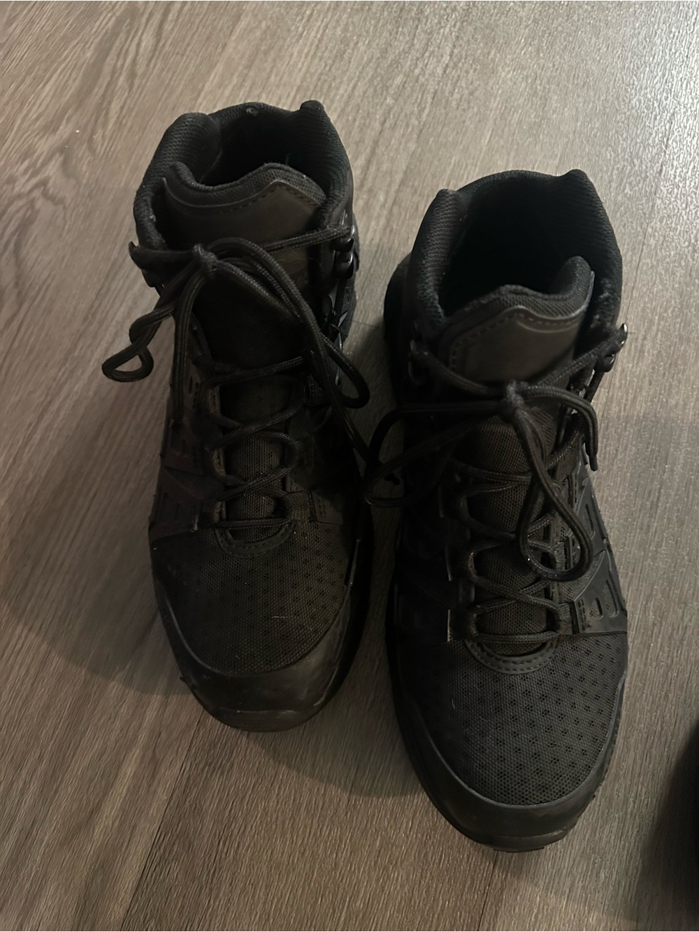 Wolverine All-Black Athletic High-Top Sneakers